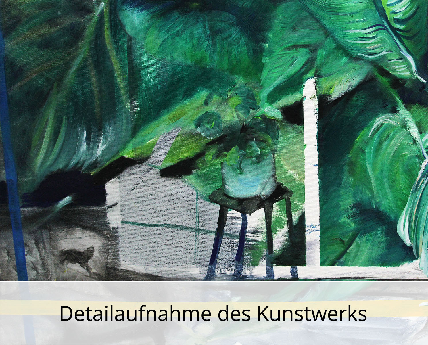 D. Block: "Die Essenz", Original/Unikat, zeitgenössische Acryl- und Ölmalerei