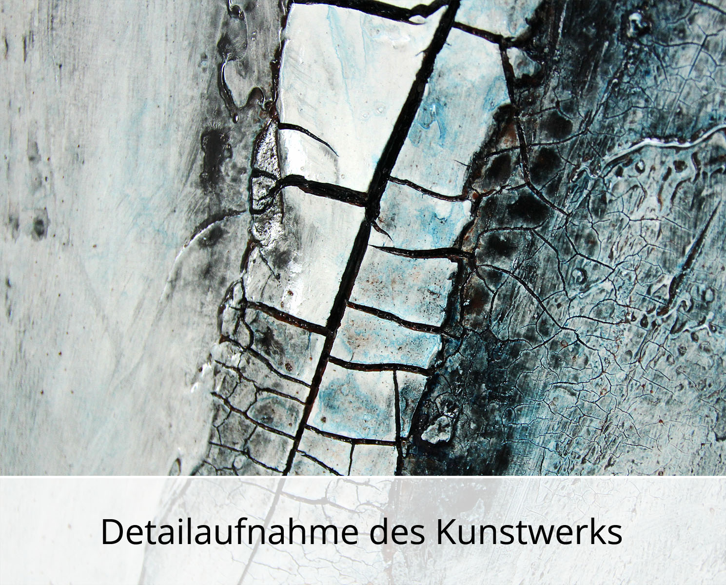 A. Freymuth: "Versteinerung II", Originalgemälde (Unikat) (A)