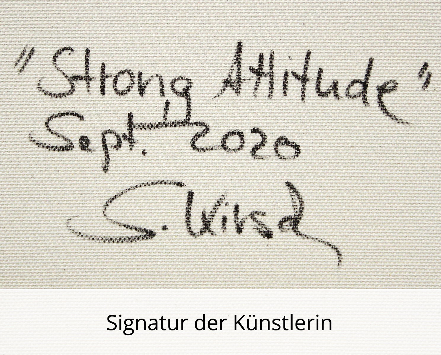 S. Kirsch: "Strong Attitude", Originalgemälde (Unikat)