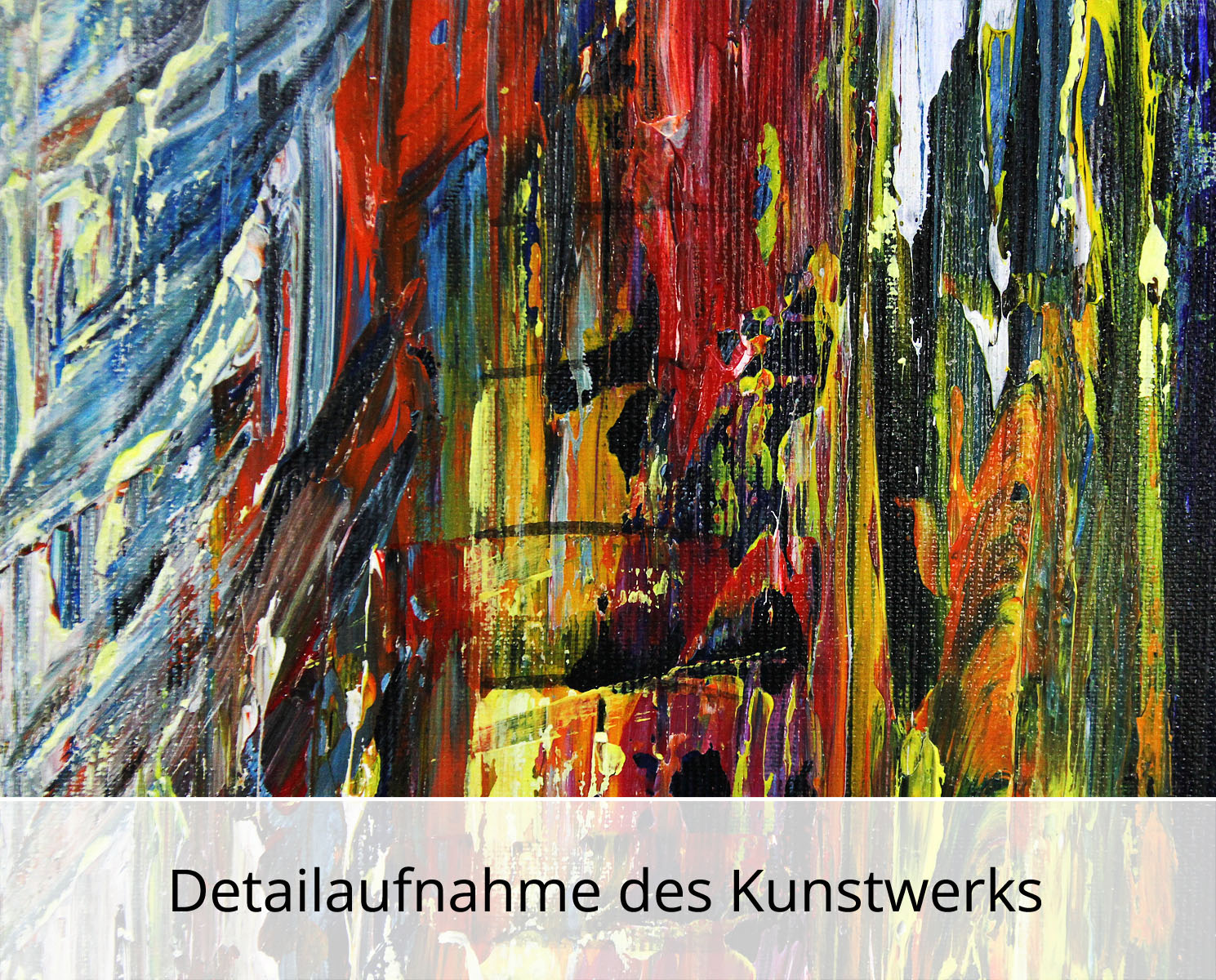 K. Namazi: "Abendliche Projektion II", originales Acrylgemälde (Unikat) (A)