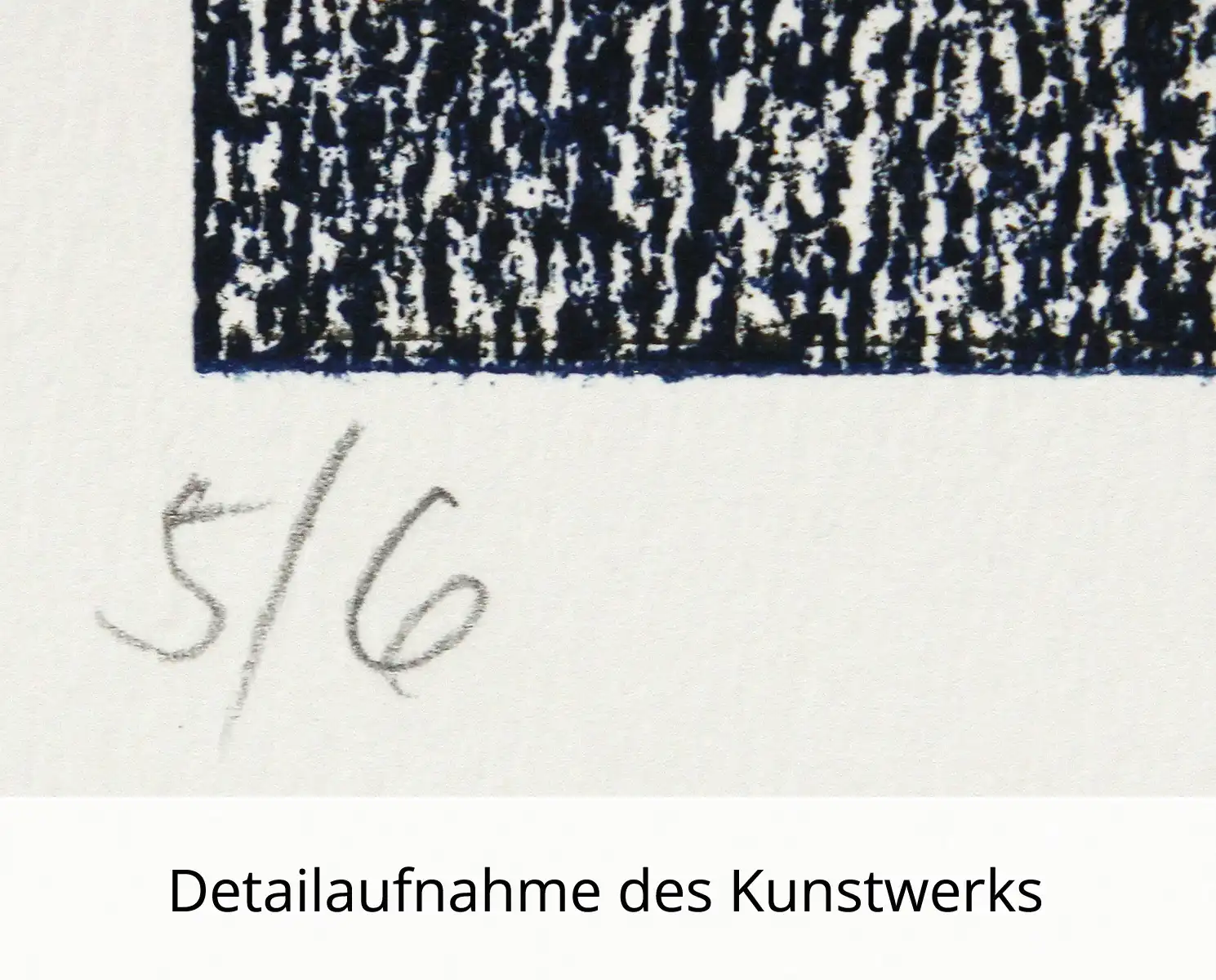 F.O. Haake: "Der Seiltänzer, Blatt 5/6", originale Grafik/serielles Unikat, mehrfarbiger Linoldruck