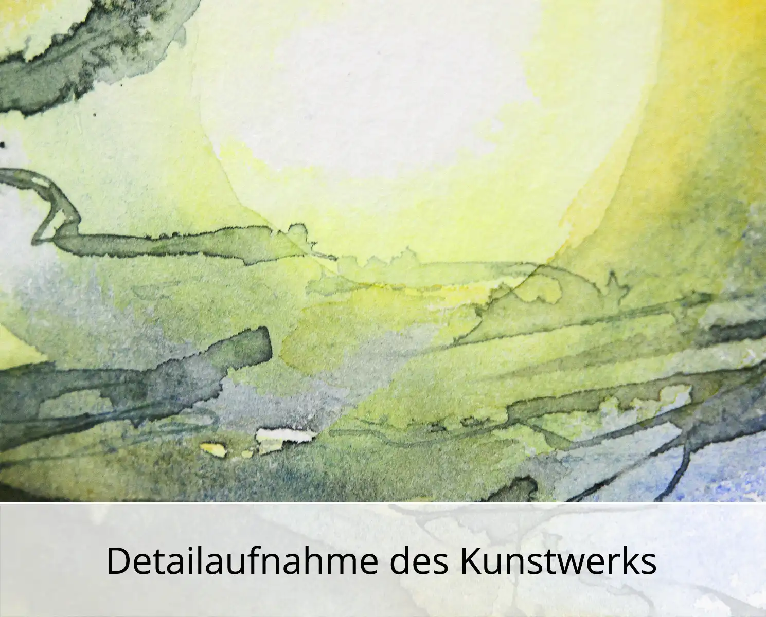 L. Roth: "Regen vor der Küste", originale Grafik/Zeichnung (Unikat)