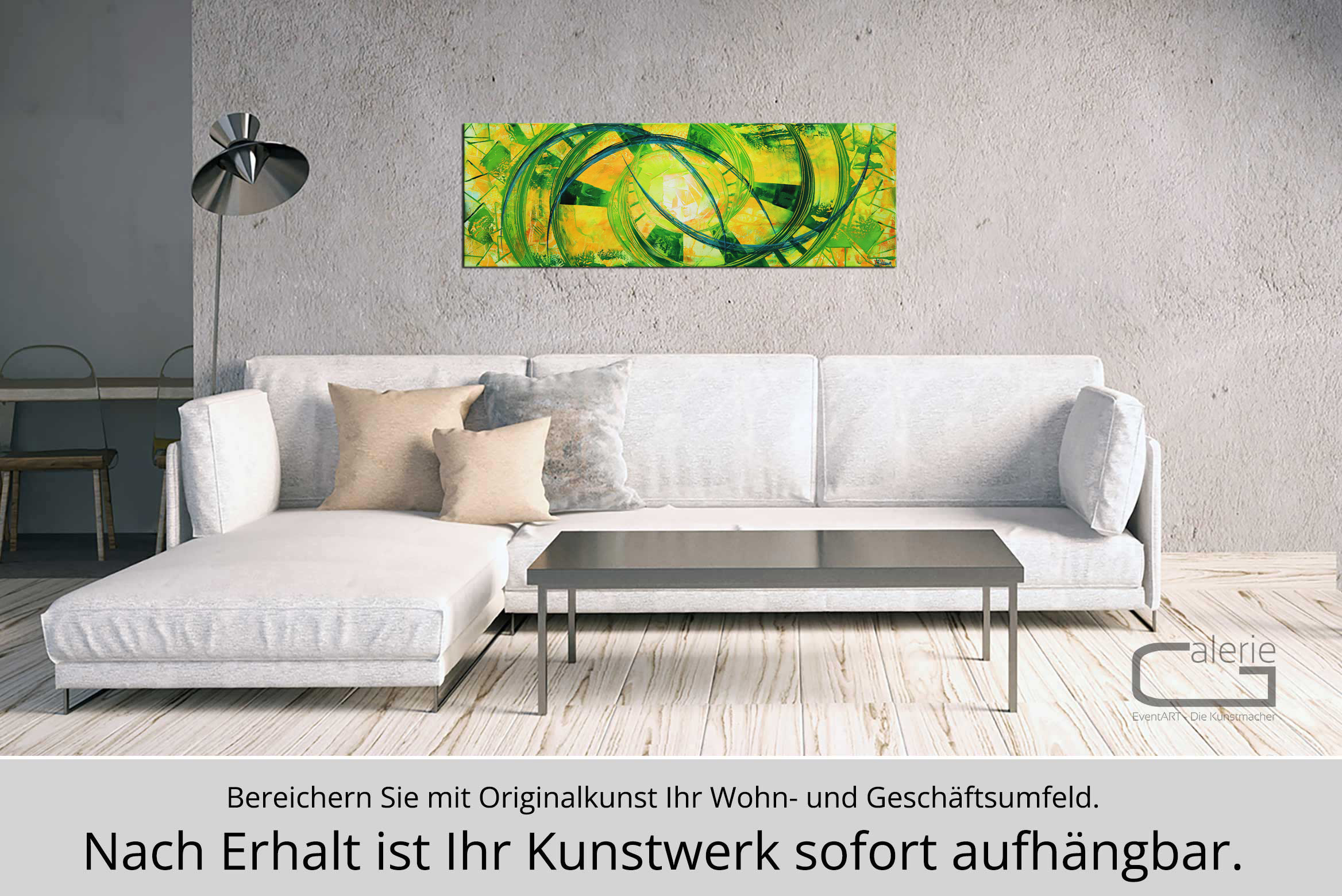 Abstraktes Originalgemälde: Summervibes I, R. König (Unikat)