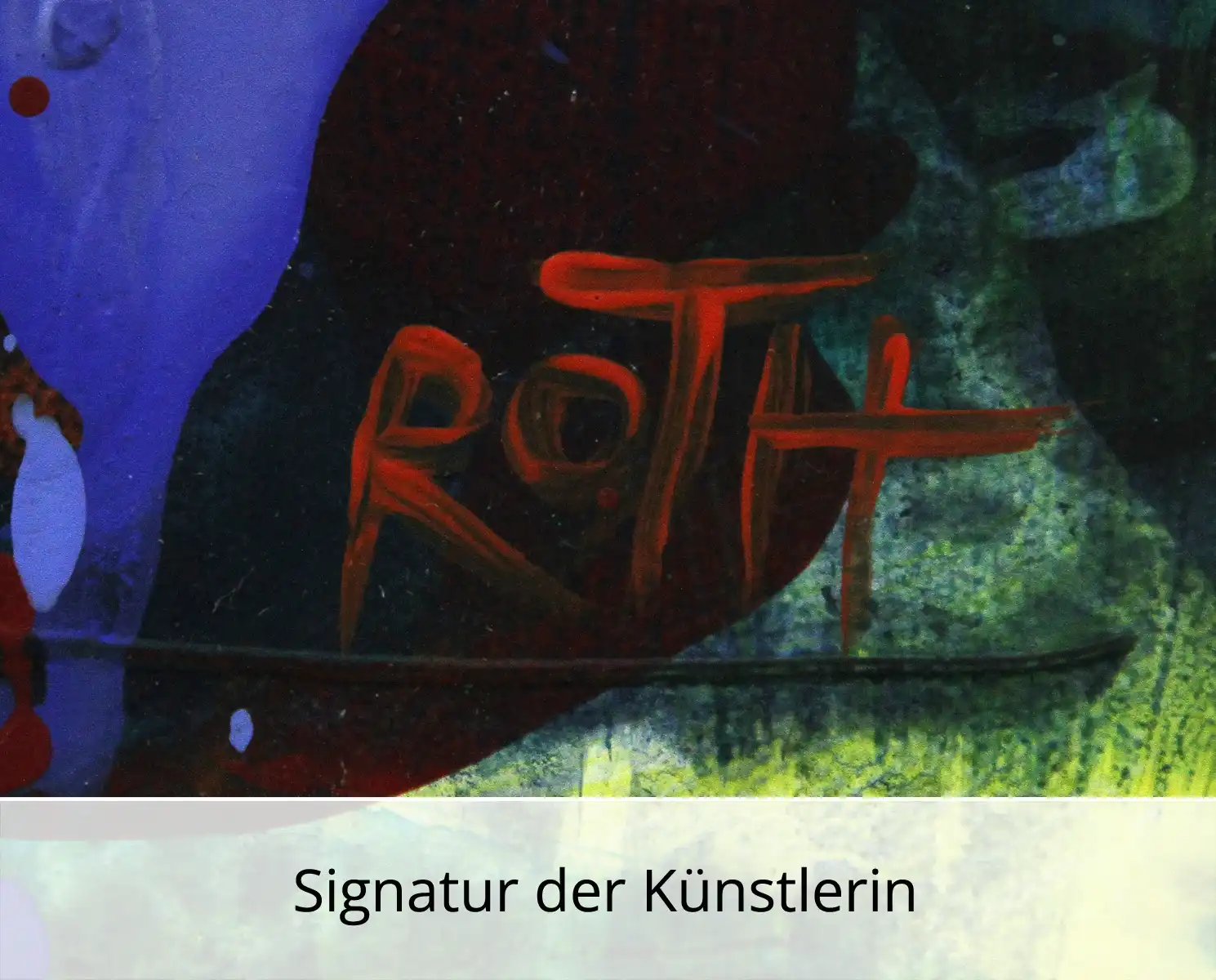 L.Roth: "Sinfonie im Regen", Originalgemälde (Unikat)
