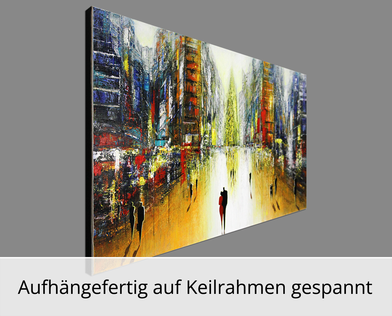 K. Namazi: "Abendliche Projektion III", Acrylgemälde (Original/ Unikat)