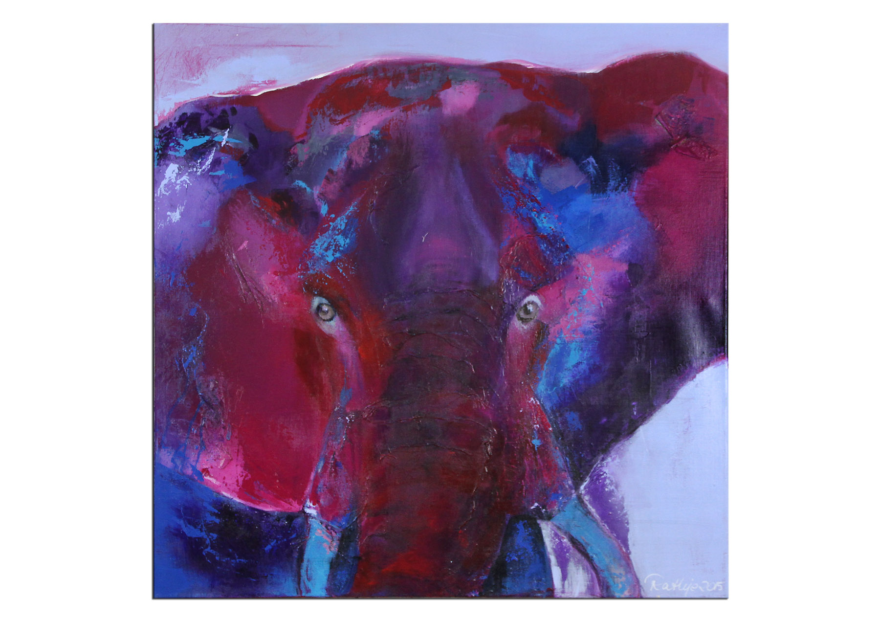 Moderne Malerei, M. Rathje: "Red Elephant"