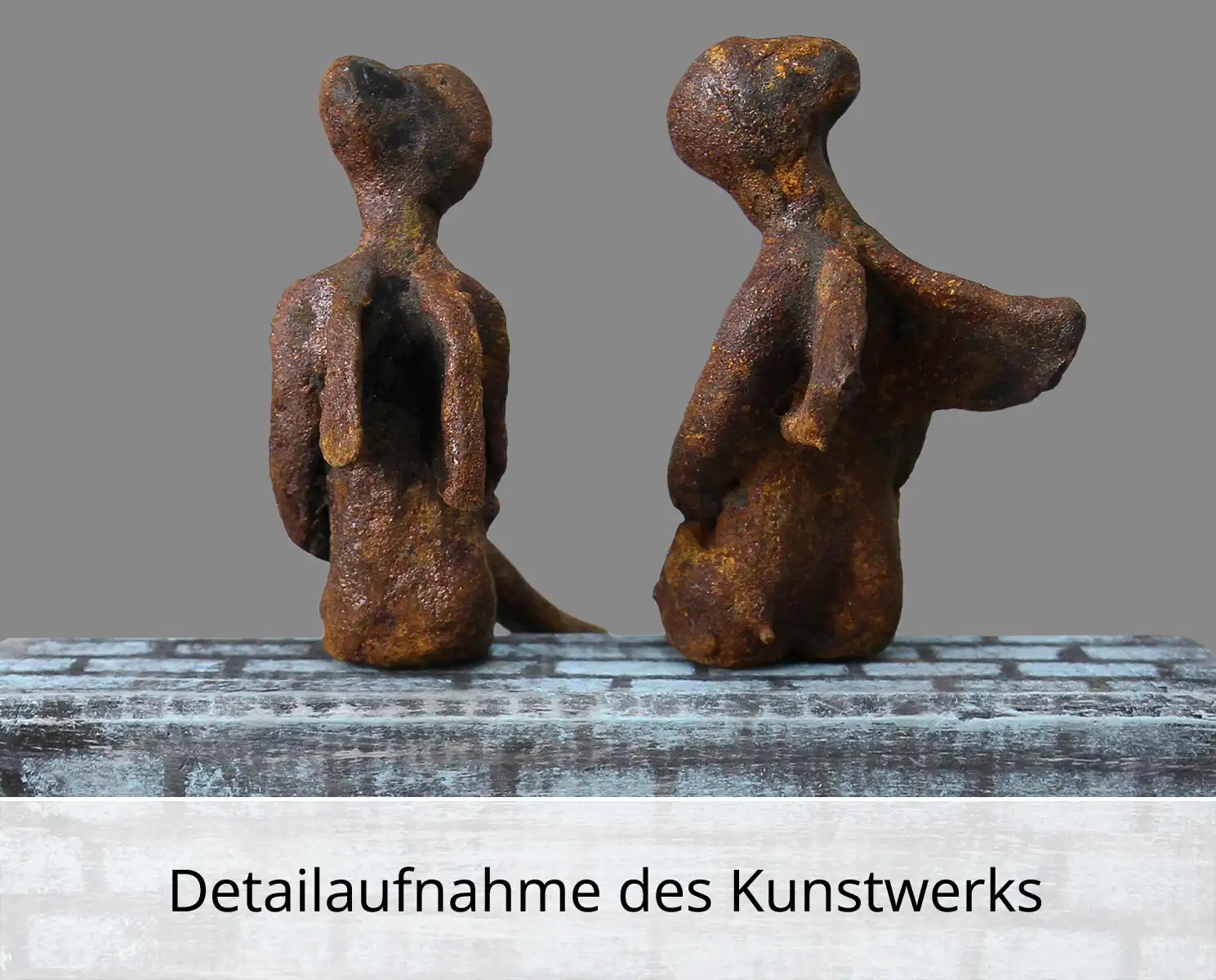 I. Schmidt: "Himmlischer Dialog IV", zeitgenössische Skulptur, Original/Unikat