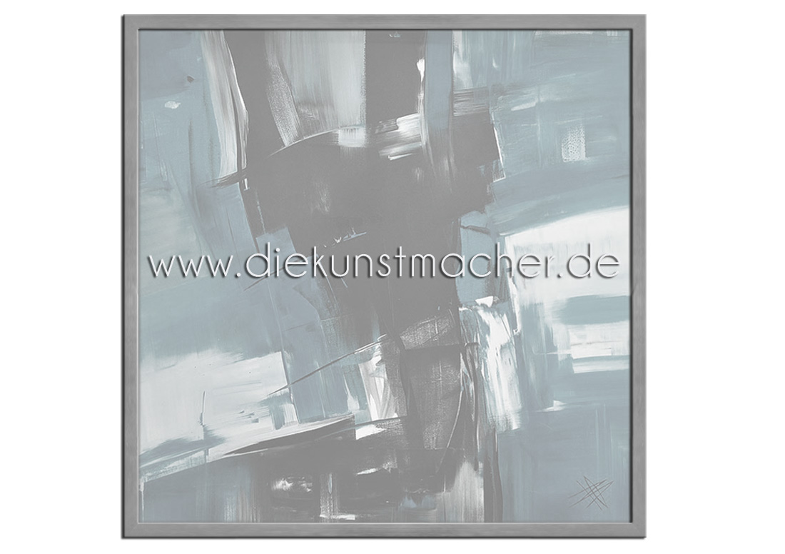 Silberner Premium Bilderrahmen, HR-201062, inkl. entspiegeltem Museumsglas, Falzmaß: 30,4 x 40,4 cm