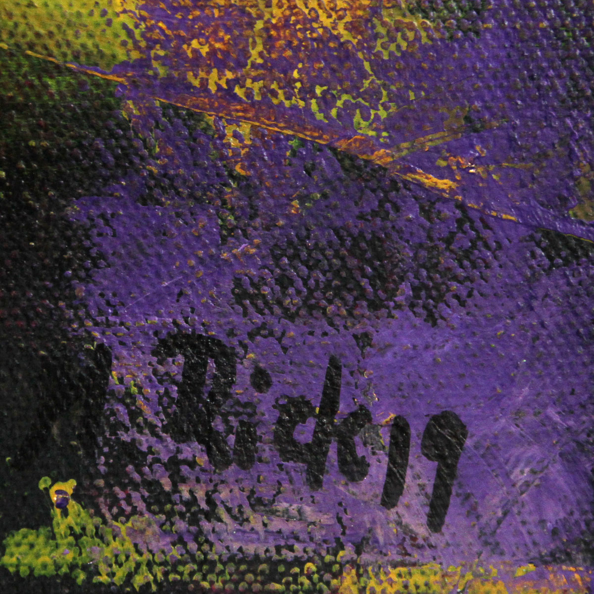 Acrylmalerei abstrakt, M.Rick: "Traumsequenz II" (A)