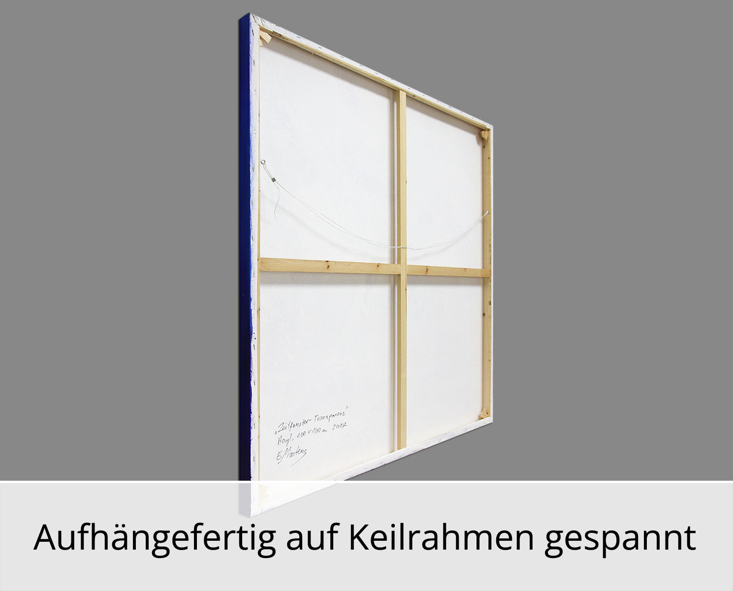 Abstrakte Malerei von Ewa Martens: Zeitfenster - Transparenz, Original/Unikat