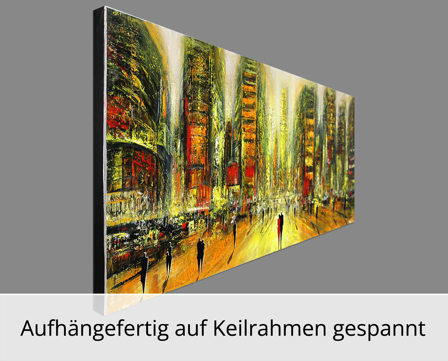 Acrylgemälde , K. Namazi: "Fulminante Abendszene I", (Original/Unikat)