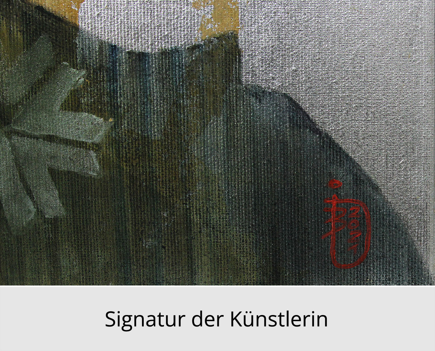 Gemälde: "Samurai", Original/Unikat, I. Bugoslavska