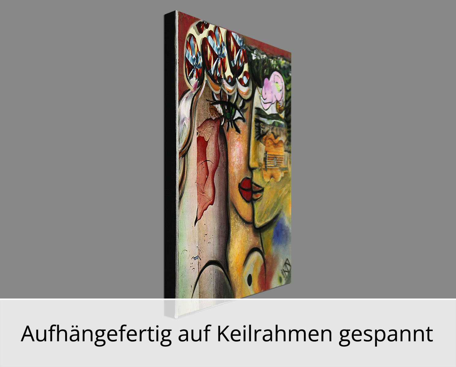 K. Namazi: "Erwartungen II", moderne Originalkunst (Unikat) (A)