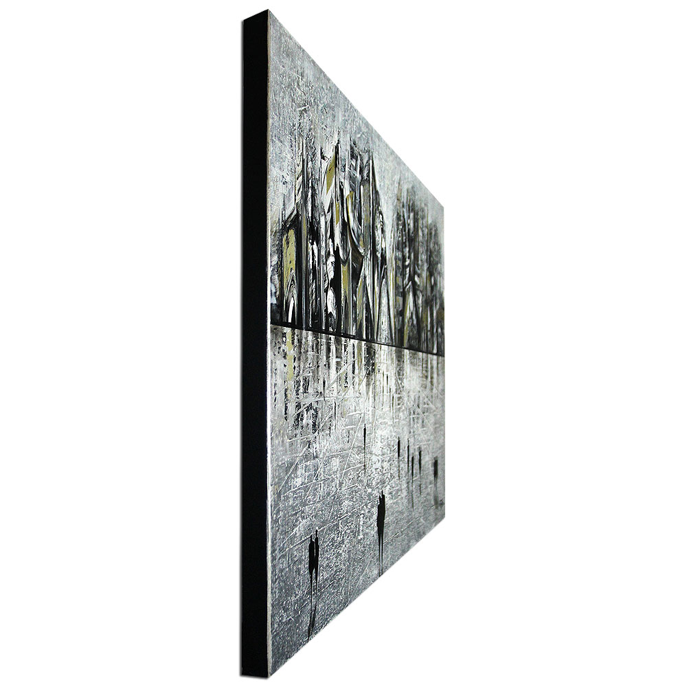 Abstrakte Kunstbilder, K. Namazi: "Art City III", Originalgemälde (Unikat)  (A)(ri)
