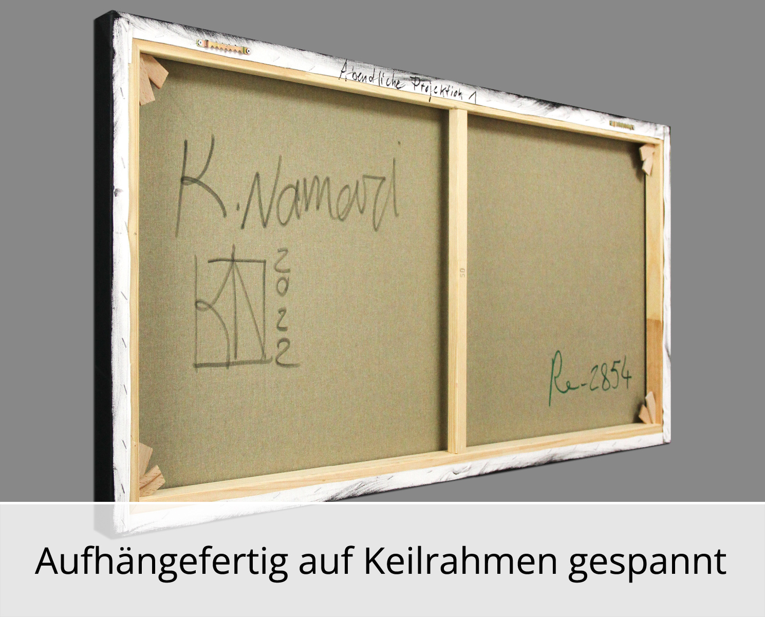 K. Namazi: "Abendliche Projektion I", originales Acrylgemälde (Unikat) (A)