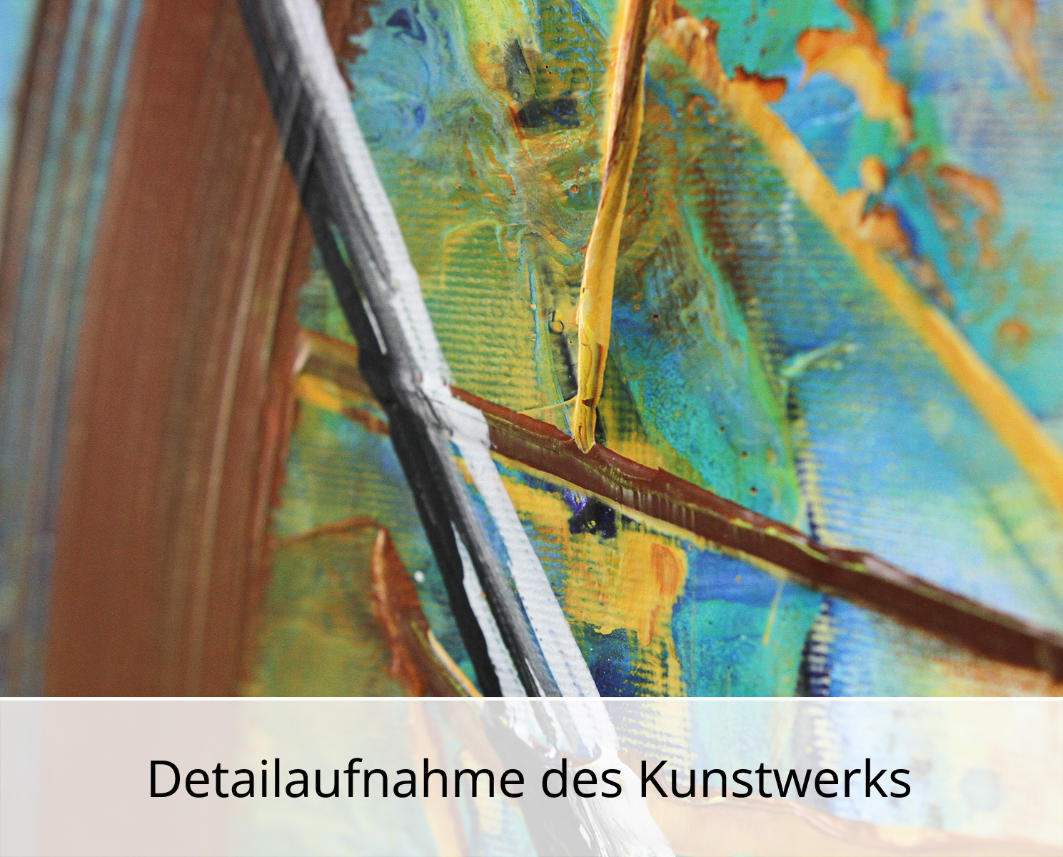 Mehrteilige Acrylbilder: New Colours, new Life II, R. König, Originalgemälde (Unikat)