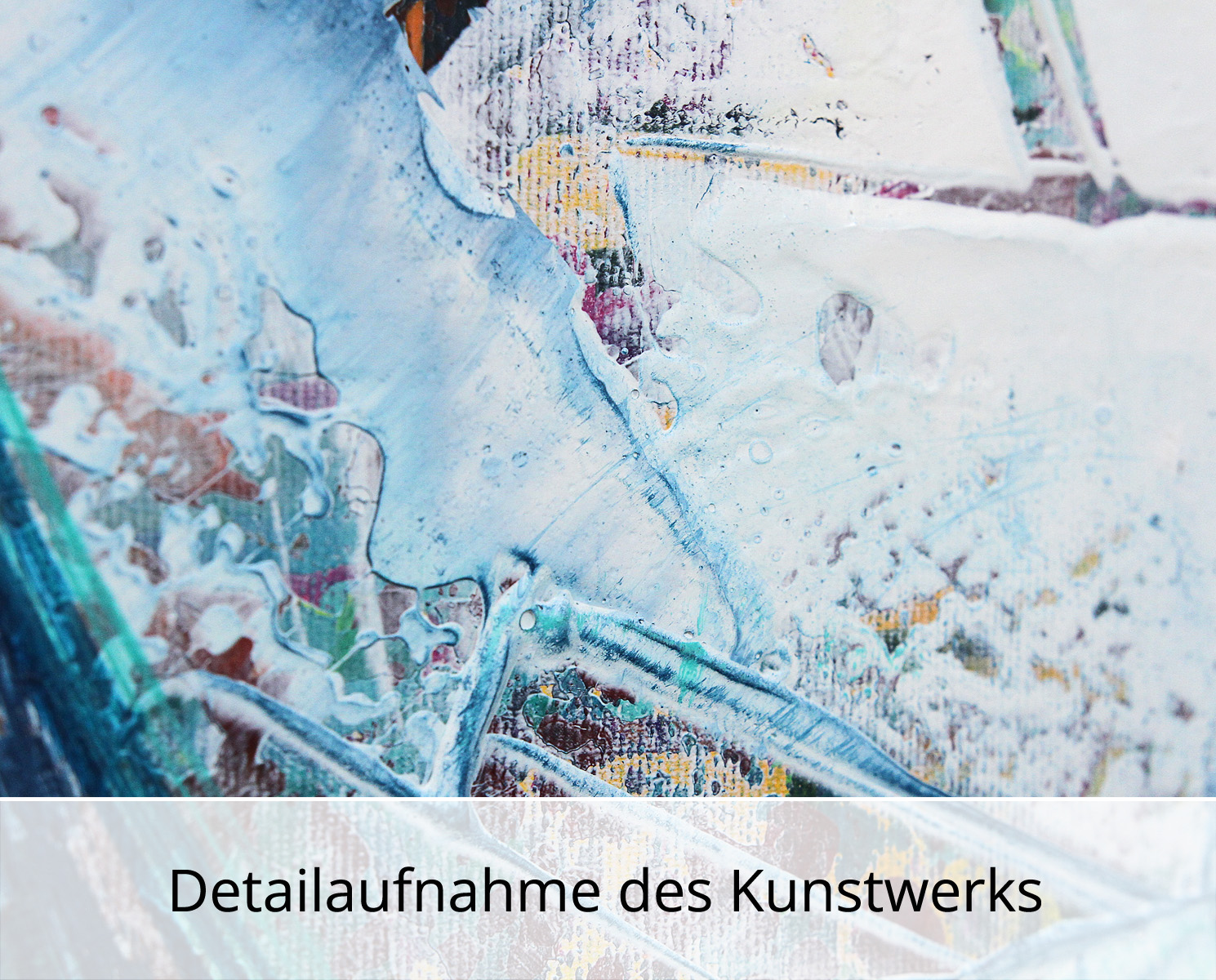R. König: "Colours of Luxury & Temptation I", abstraktes Originalgemälde (Unikat)