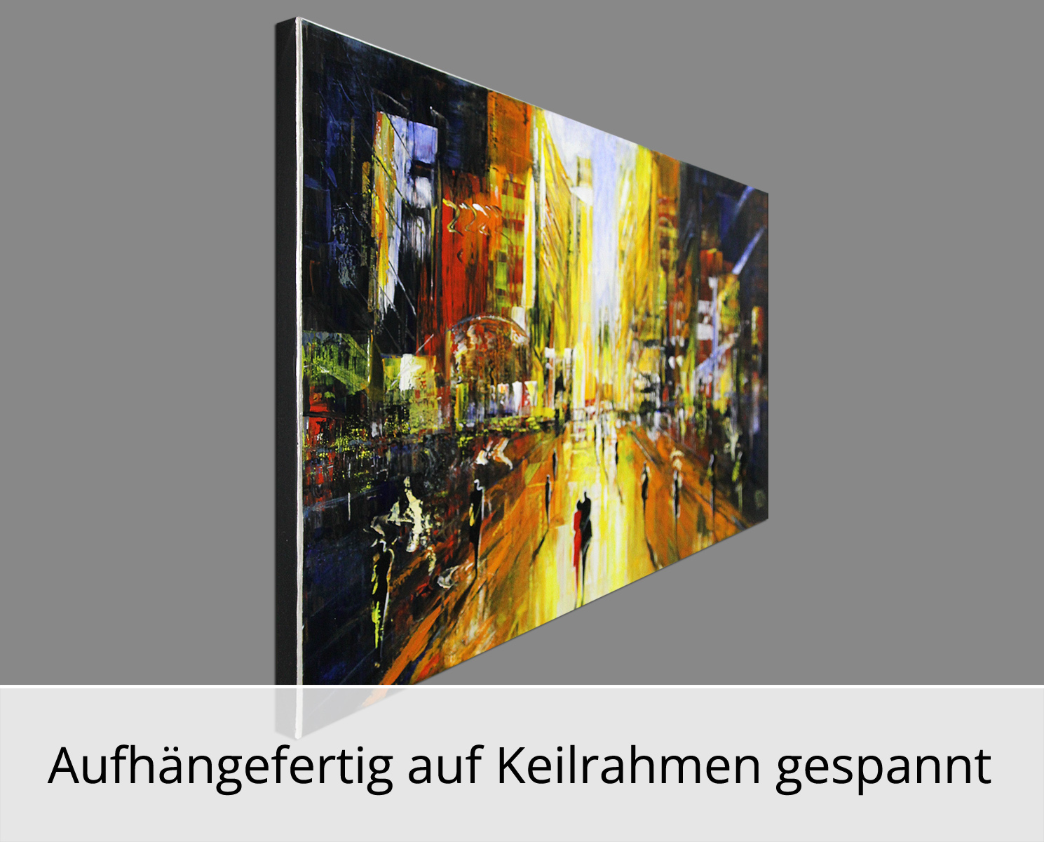 Acrylgemälde , K. Namazi: "Urbane Fokussierung I", (Original/Unikat)