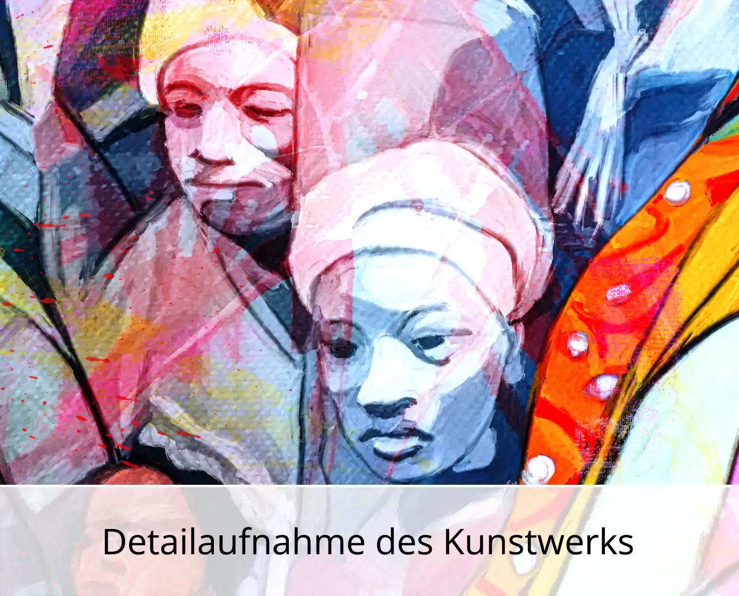 Moderne Kunst: "Kulturen feiern!", H. Mühlbauer-Gardemin, Original/serielles Unikat