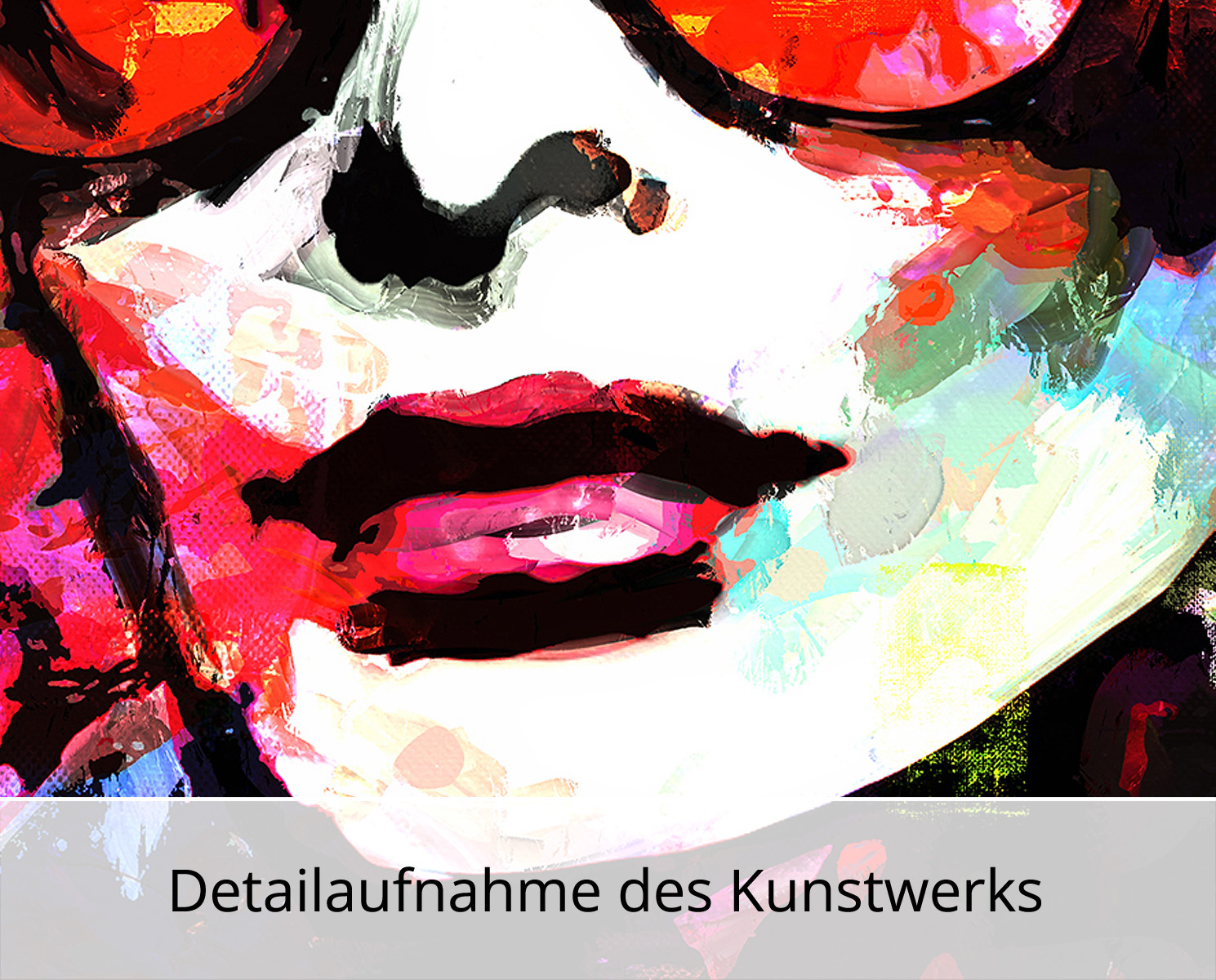 H. Mühlbauer-Gardemin: "Sunglasses", Moderne Pop Art, Original/serielles Unikat