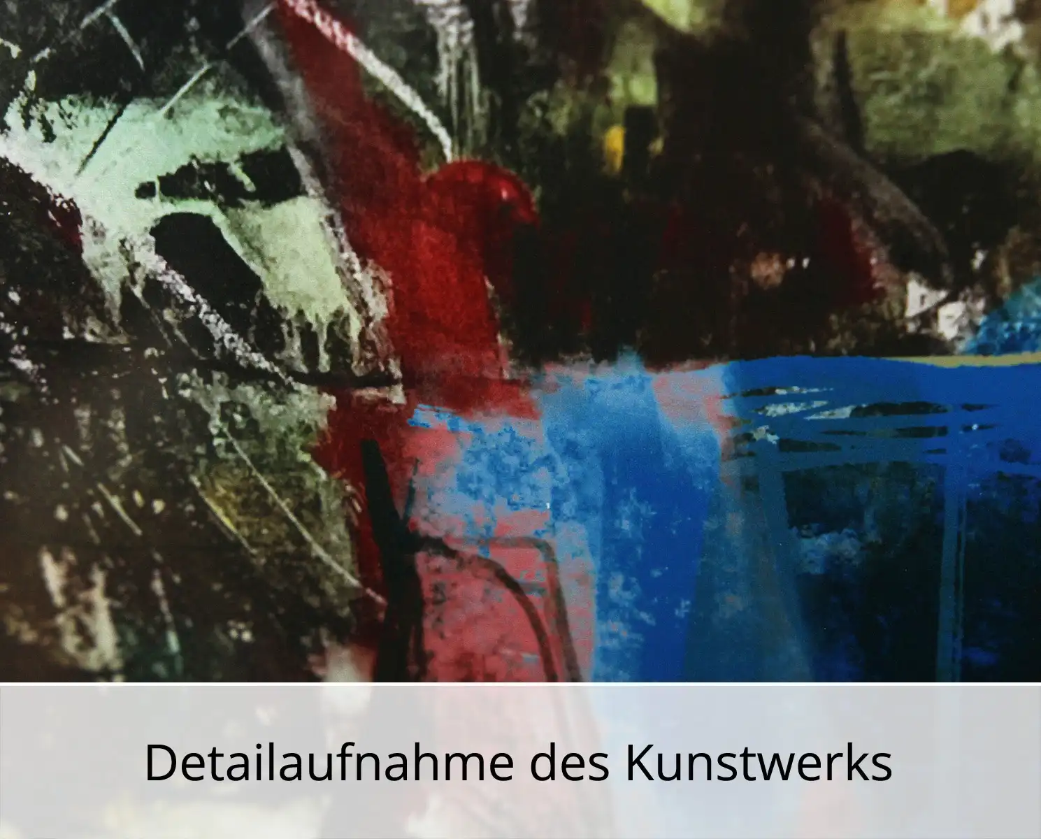 D. Hille: "Schusssicher", digitale Kunst auf Papier, Unikat/Original