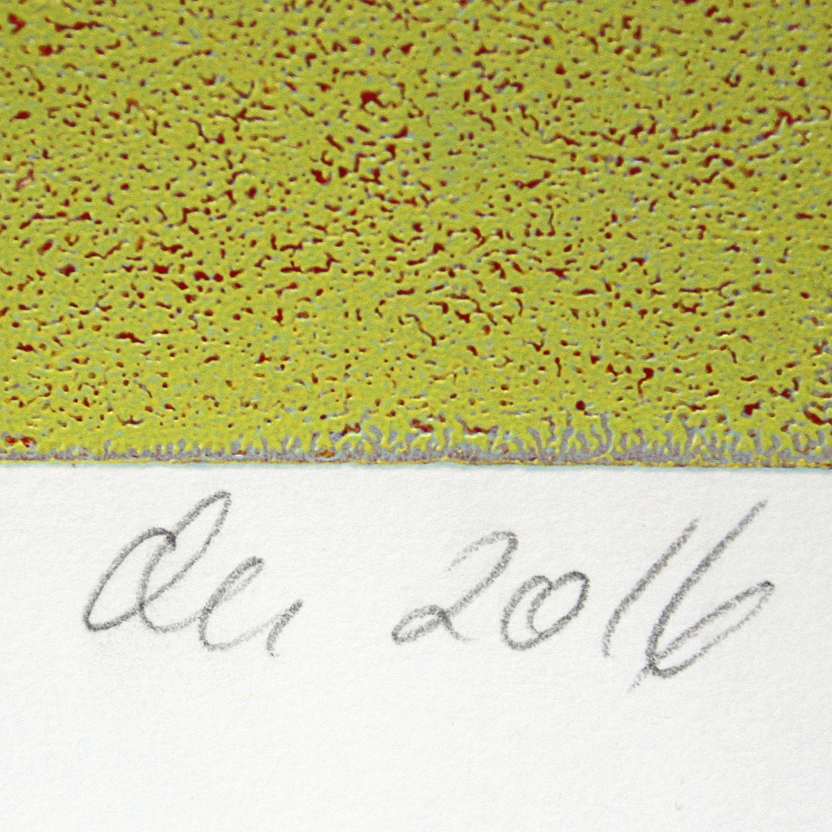 F.O. Haake: "Märchenpferd - Blatt 08/20", originale Grafik/serielles Unikat, mehrfarbiger Linoldruck