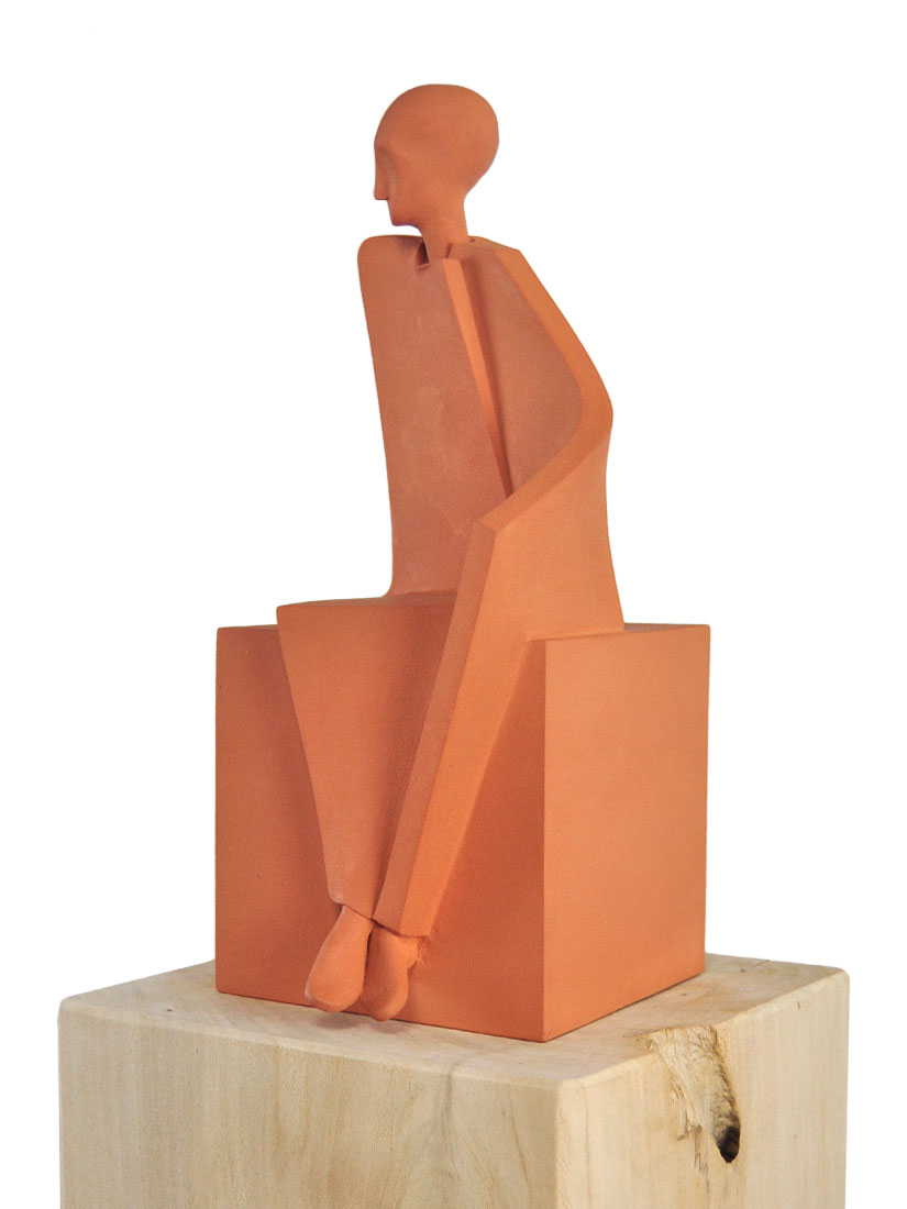 Skulptur, Andy Larrett: "Der Sitzende"