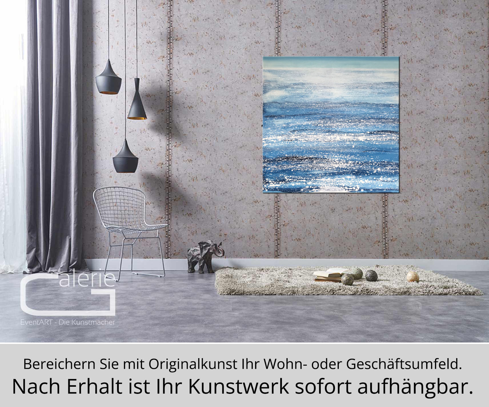 H. Mühlbauer-Gardemin: "Sommer an der See", Moderne Malerei, Original/Unikat