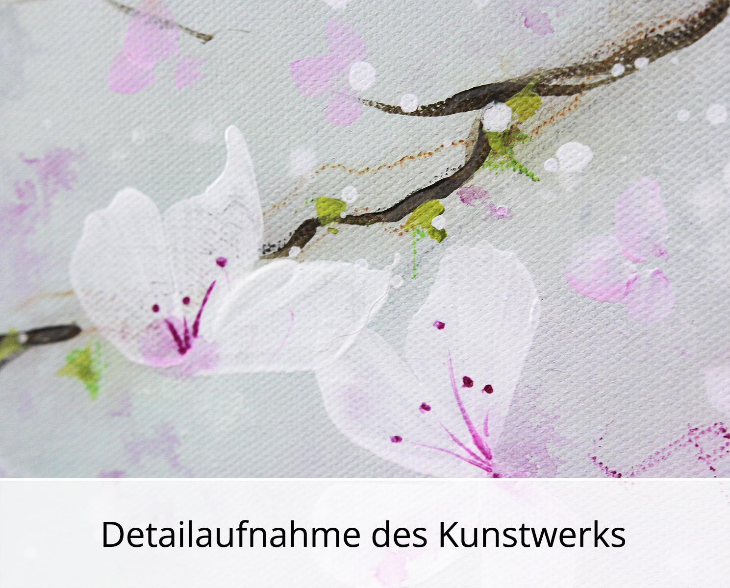 Maya: "Kirschblüten", Originale Acrylbilder (Unikat)