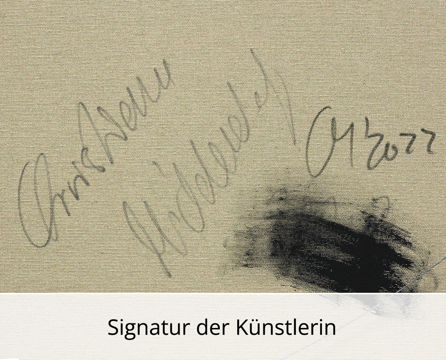 C. Middendorf: Nebelwolken, abstraktes Originalgemälde (Unikat)