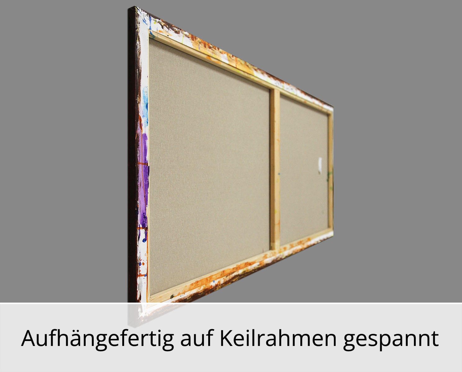 Abstraktes Originalgemälde: Gebirgsleuchten III, R. König, Unikat