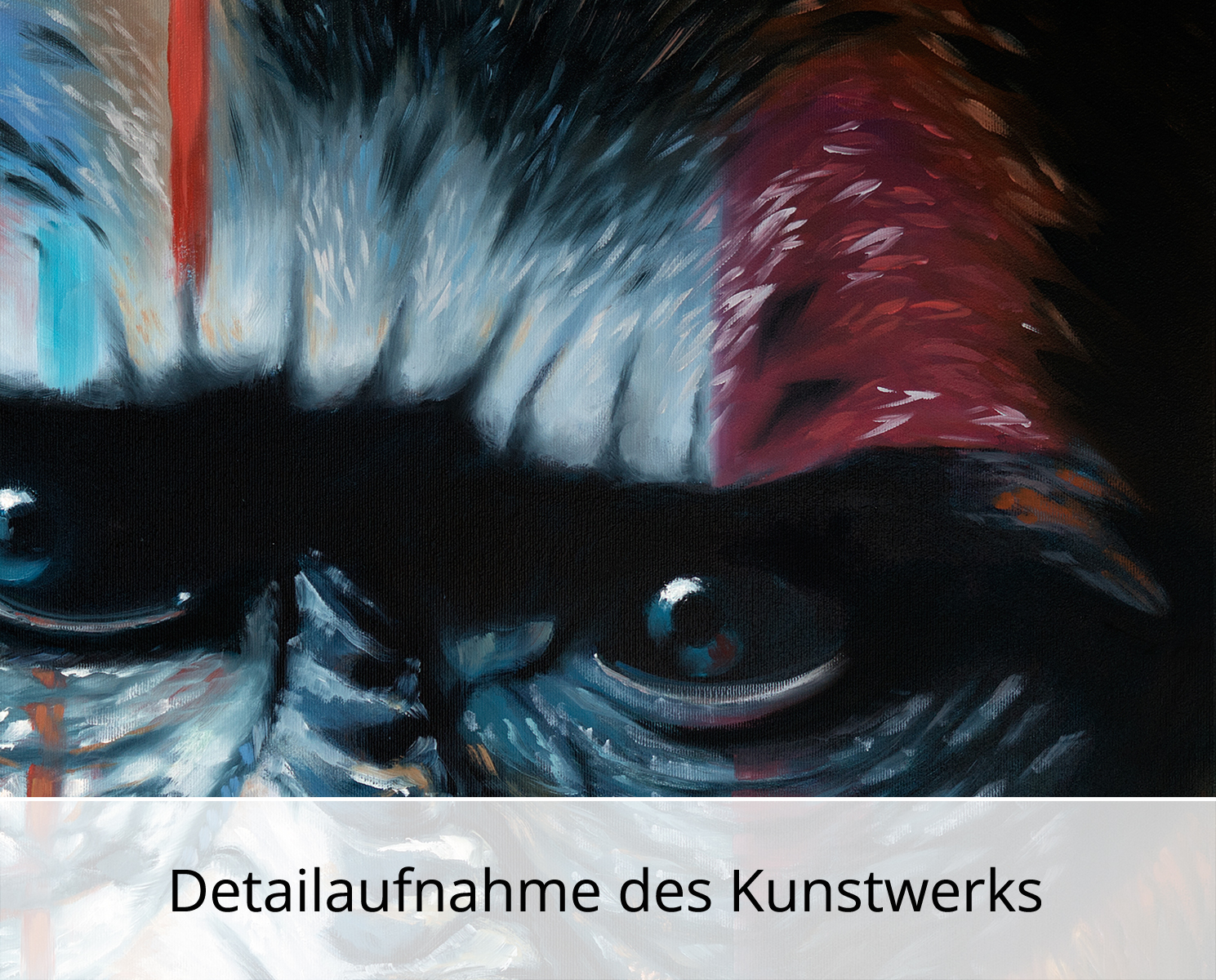 U. Fehrmann: "Quo vadis? Nr. 1, Gorilla", Originalgemälde (Unikat)