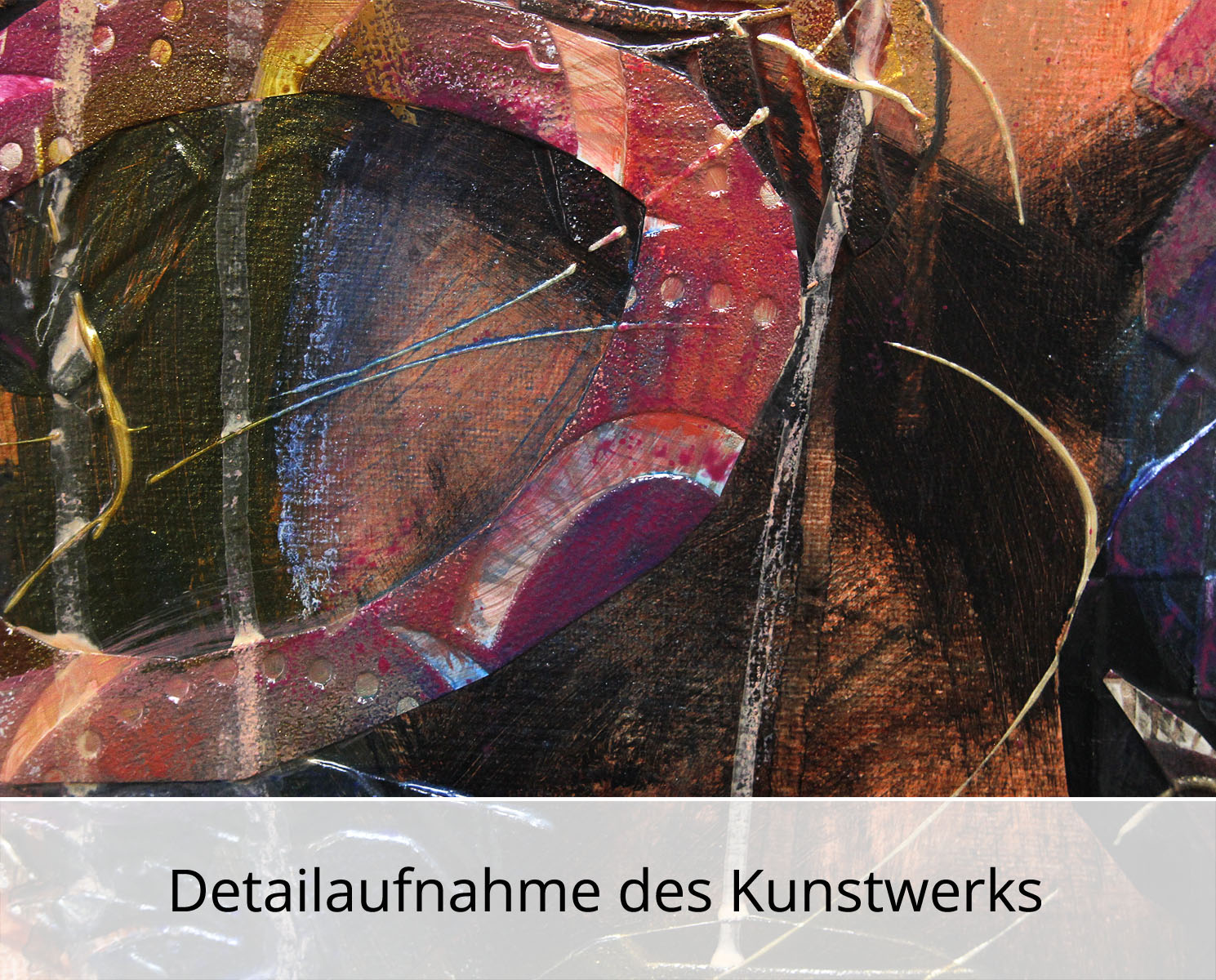 Abstrakte Malerei von Ewa Martens: "Alles wovon wir träumen II", Original/Unikat