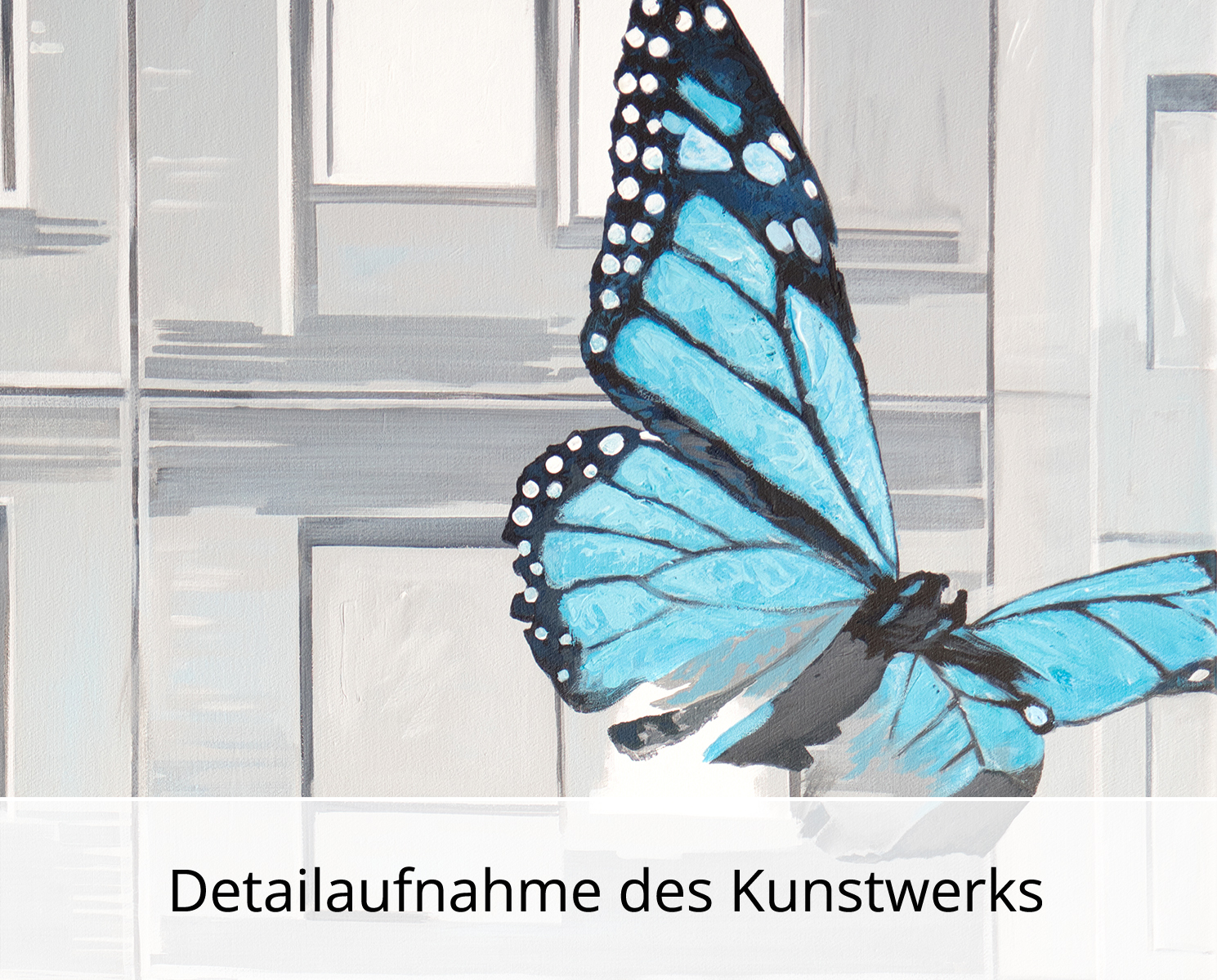 U. Fehrmann: "Lepidoptera (Metamorphose), Schmetterlinge", Originalgemälde (Unikat)