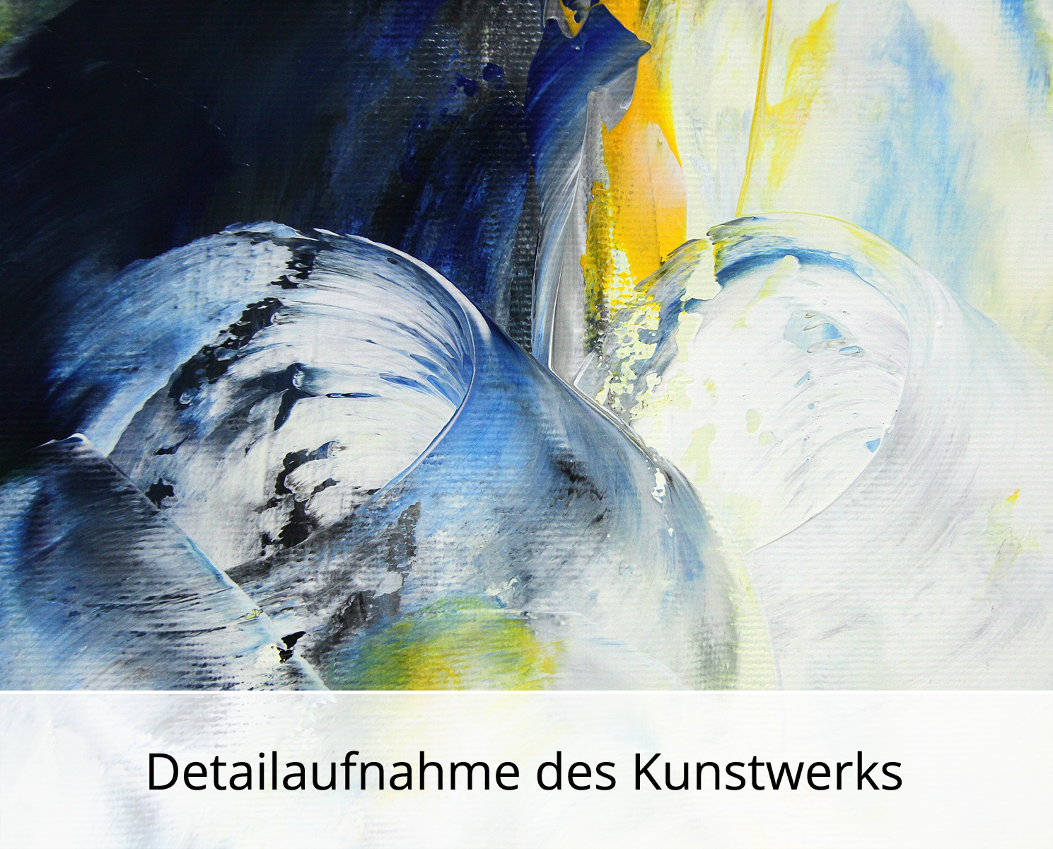 C. Middendorf: "Wellenschlag", abstraktes Originalgemälde (Unikat)