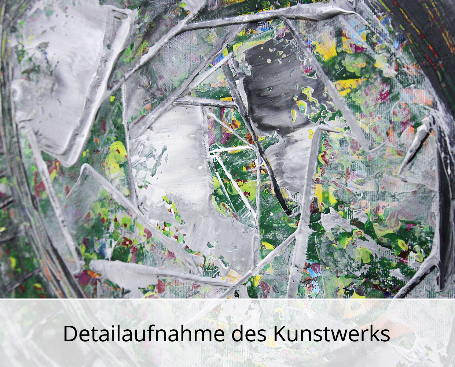 R. König: "Timeless Structure I", abstraktes Originalgemälde (Unikat)