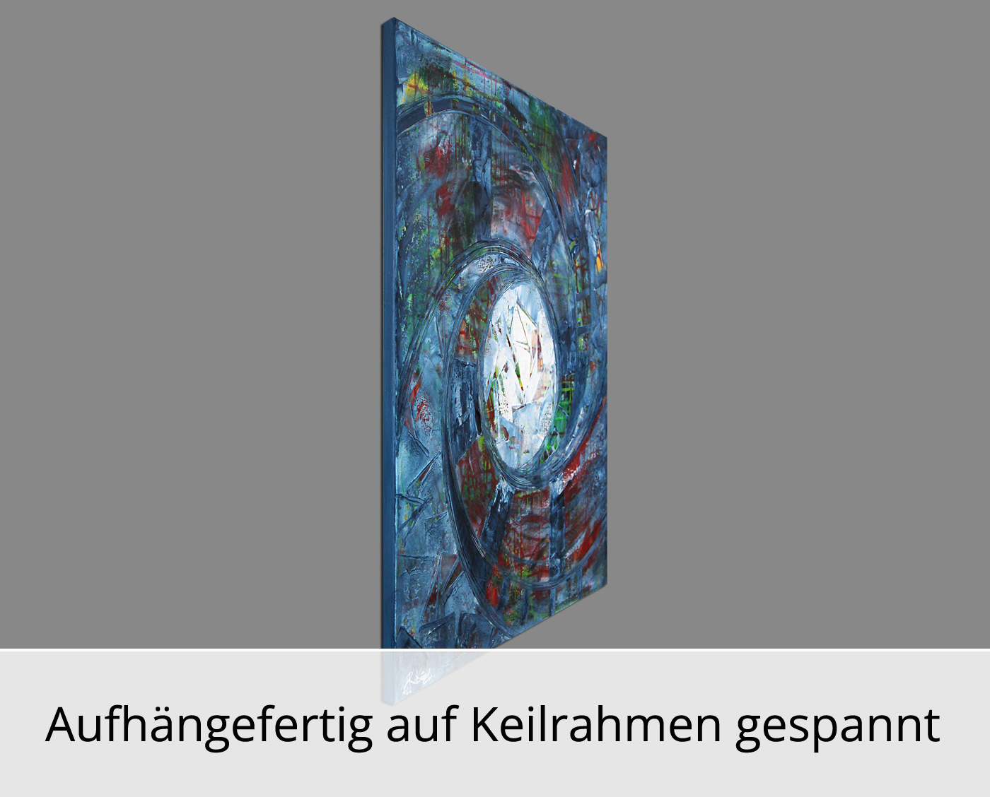 R. König: "Reifungsprozess II", abstraktes Originalgemälde (Unikat)