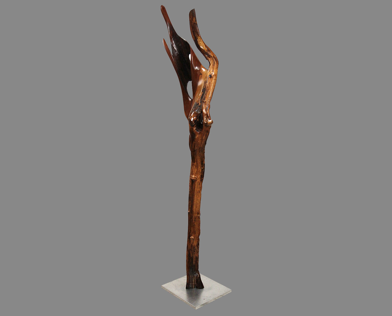 H.J. Gorenflo: "Abstract form (the little devilking)", moderne Skulptur, Original/Unikat
