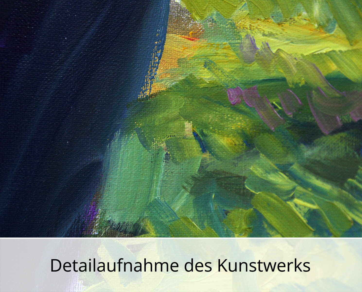 M. Cieśla: "Landschaft, Toskana XI", Expressionistisches Ölgemälde, Original/Unikat