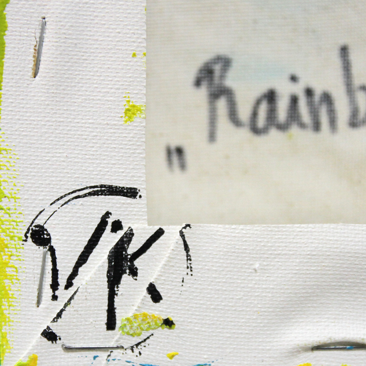 V. Kuhn: "Rainbow girl", Originalgemälde (Unikat) (A)