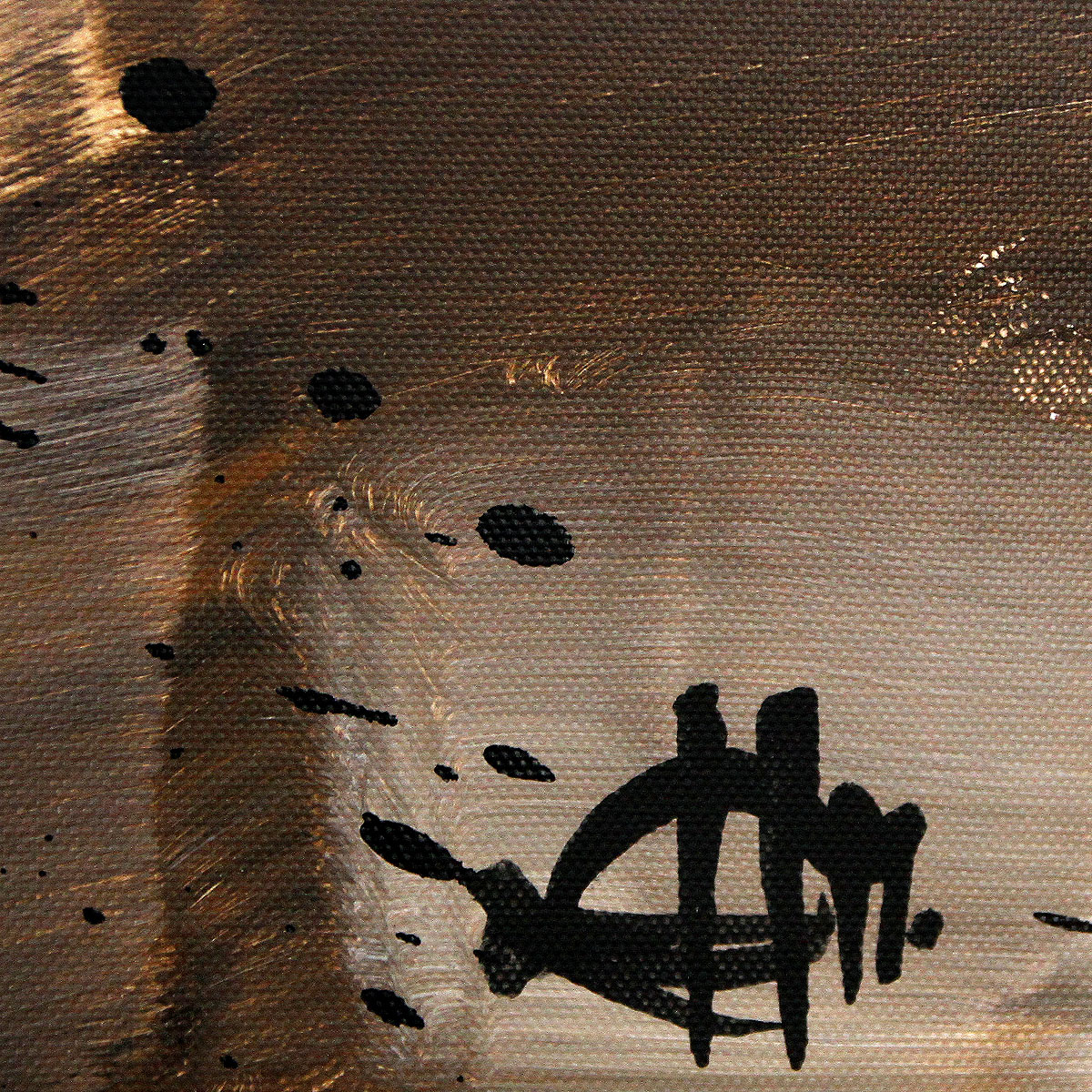 Acrylgemälde, G. Hung: "Music is in the Air II" (ri)