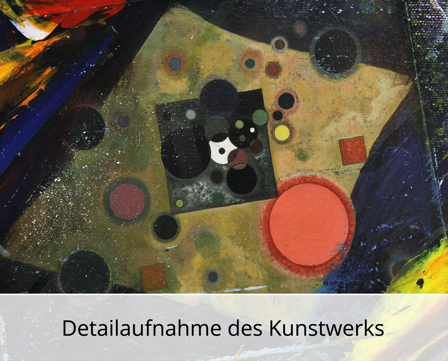 Unikat, modernes Gemälde, K. Namazi: "Universale Sehnsucht I", Original