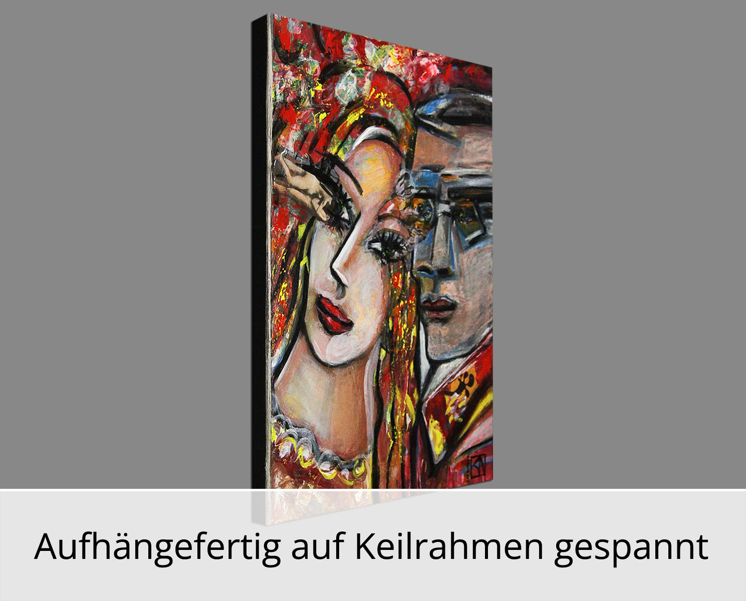 Moderne Kunst, K. Namazi: Die Influencer I, (Original/Unikat)