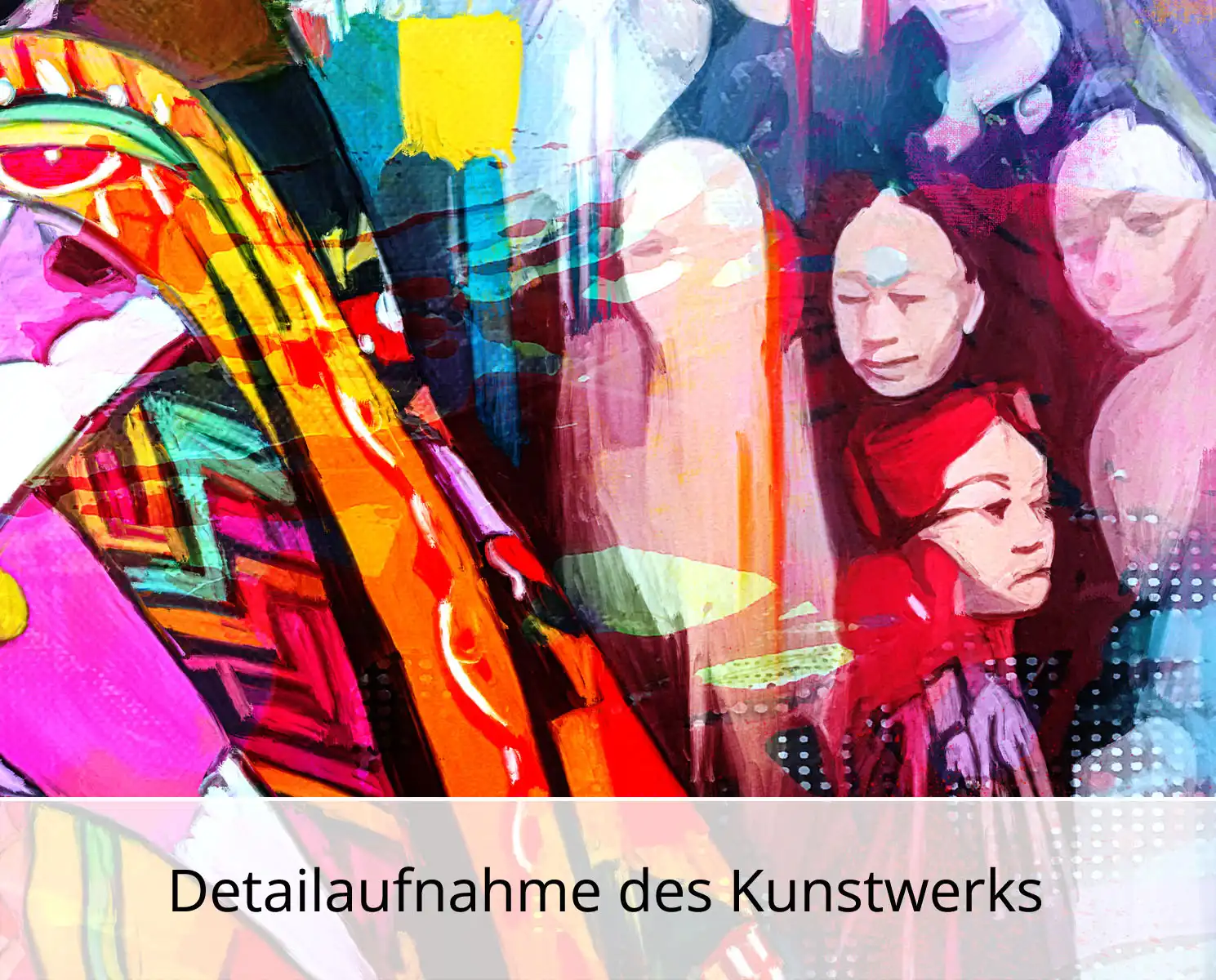 Moderne Kunst: "Kulturen feiern!", H. Mühlbauer-Gardemin, Original/serielles Unikat