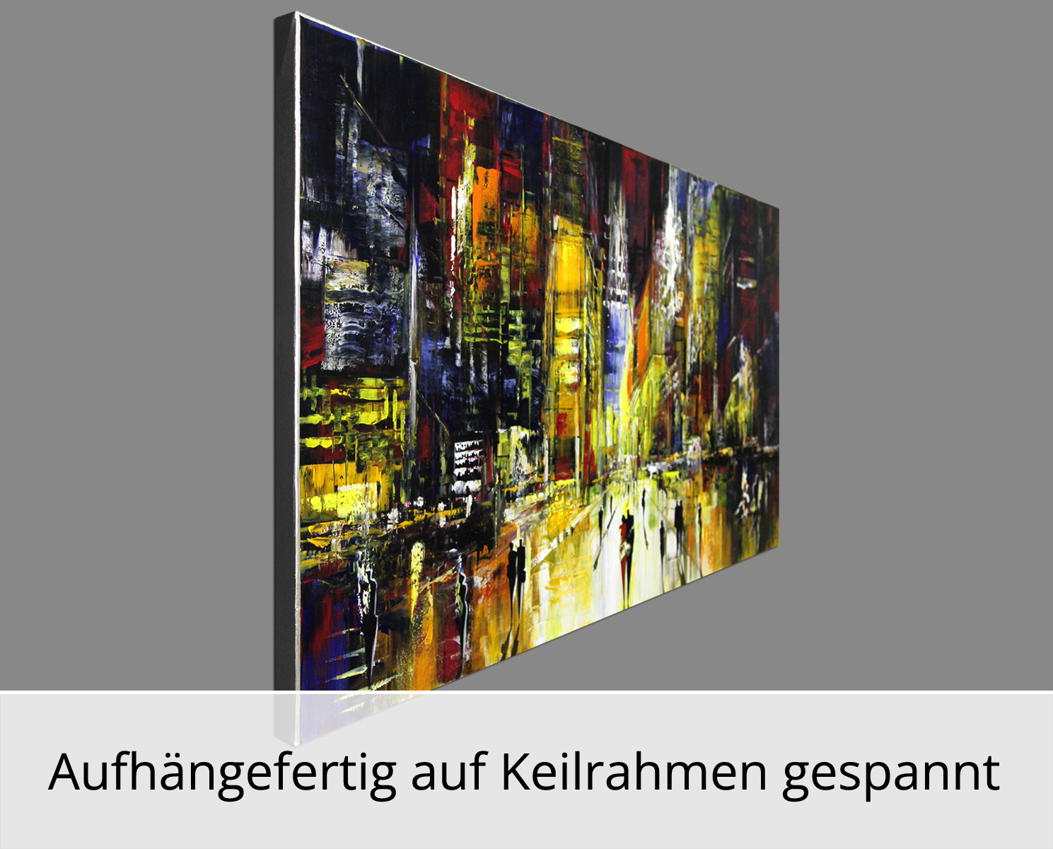 Acrylgemälde , K. Namazi: "Urbane Fokussierung II", (Original/Unikat)