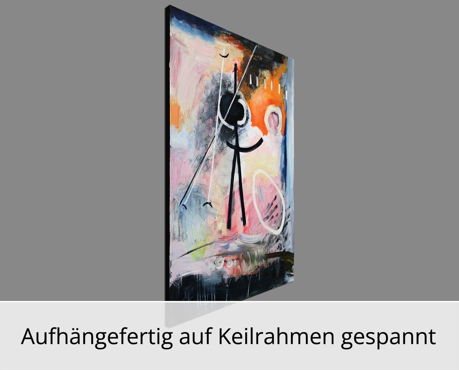 M. Cieśla: Fischer, Original/Unikat, Expressionistisches Ölgemälde
