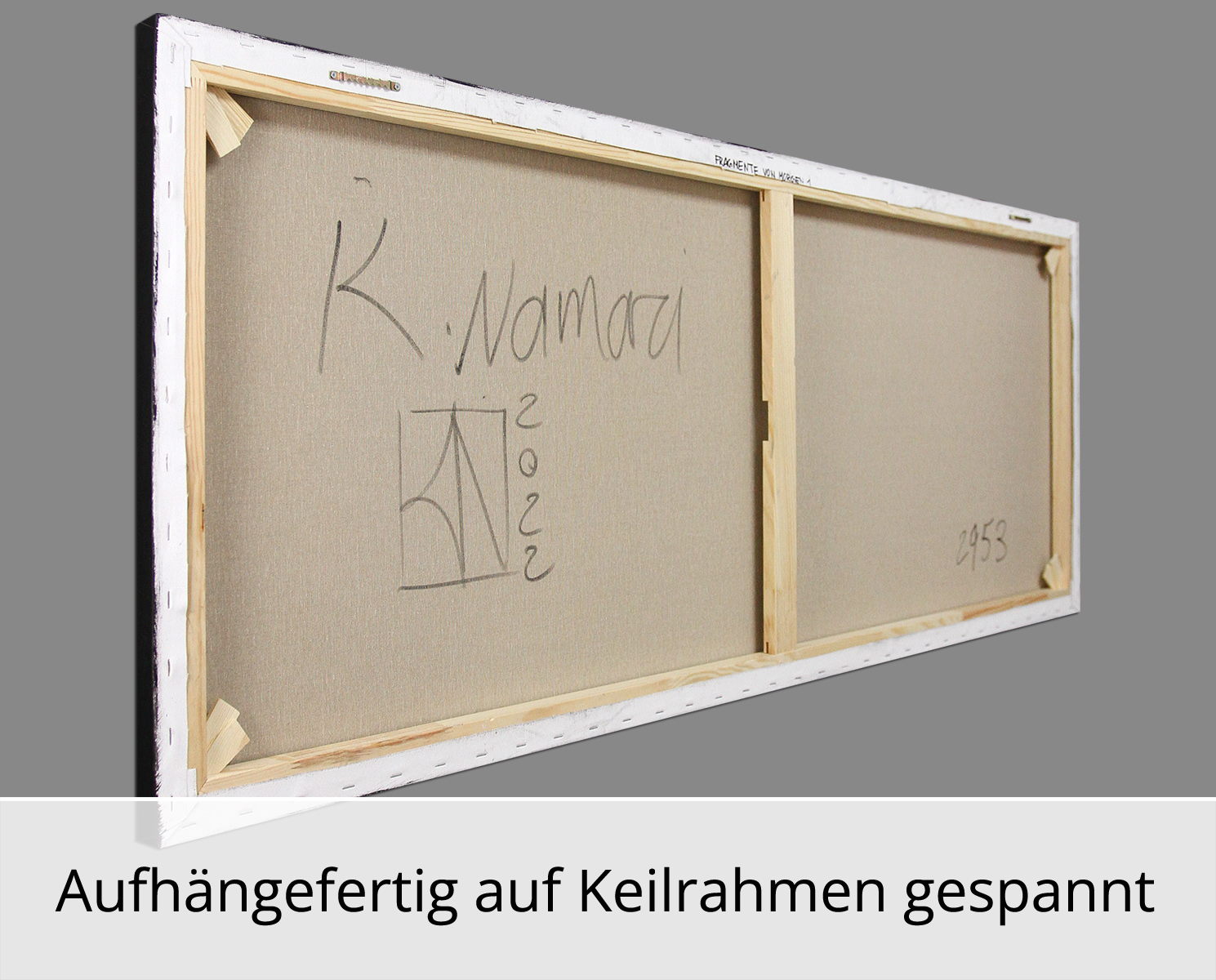 Acrylgemälde , K. Namazi: "Fragmente von morgen I", (Original/Unikat)