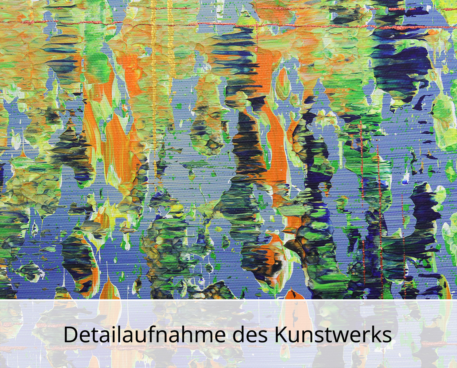 K. Sokoll: Herbstspiegelungen, Originalgemälde (Unikat)-Copy