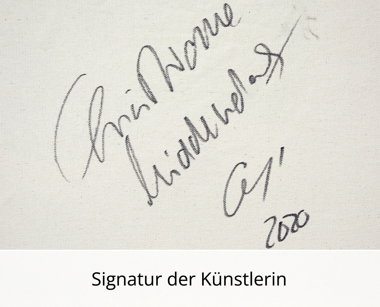 C. Middendorf: "Zärtlichkeit III", abstraktes Originalgemälde (Unikat) (A)