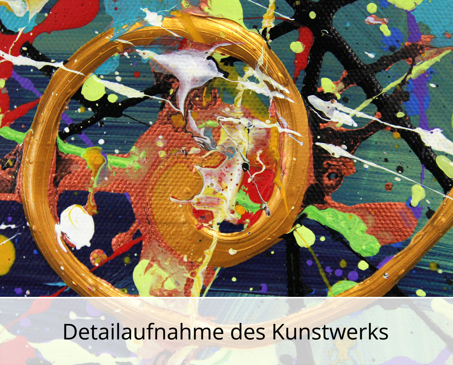 G. Hung: "Musikalische Entropie IV", abstrakte Originalkunst (Unikat)